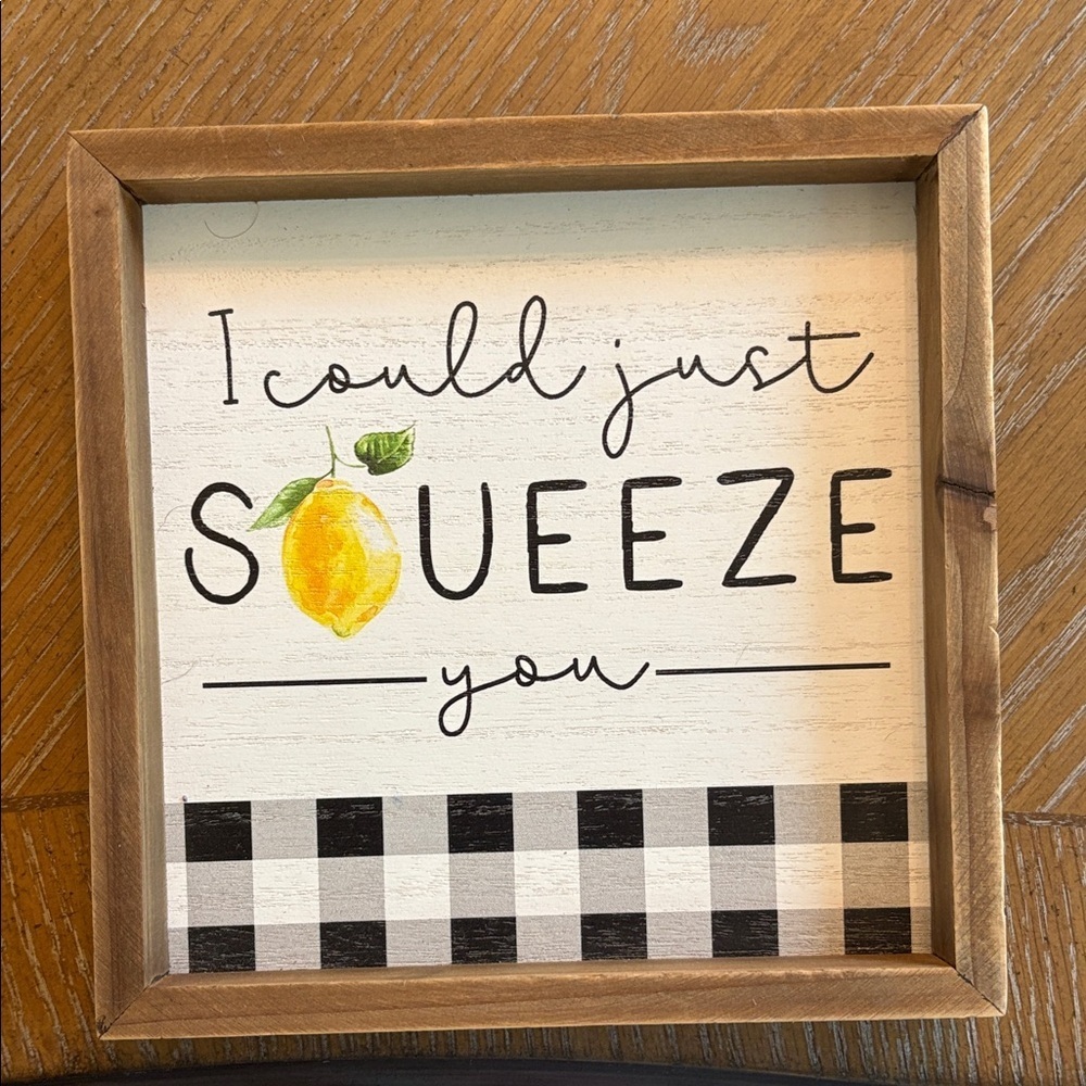 Hobby Lobby Table Decor with Natural Wood Finish Lemon